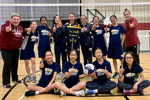 Extracurricular Sports - Sr. Girls Volleyball Champs