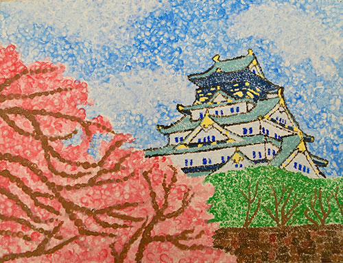 Grade 8 Art Using Pointilism Techniques