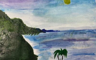 Glimpse Into A Classroom: Grade 6 Art – Watercolour Landscapes