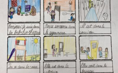 Glimpse Into A Classroom: Grade 3 French – Comics!
