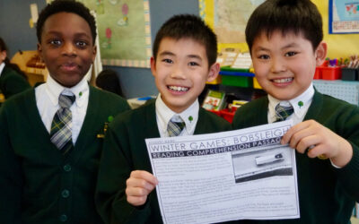 Glimpse Into A Classroom: Grade 3A – Olympic Activities