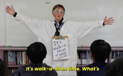 Glimpse Into A Classroom: Grade 8 – Walk-a-thon Promotion